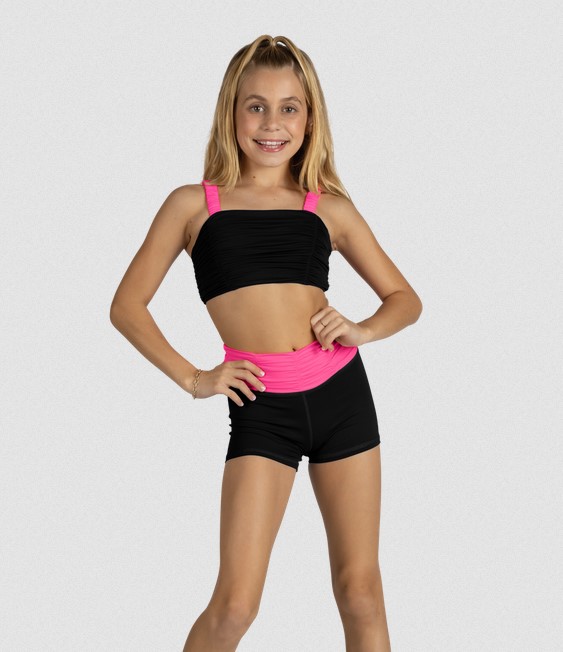XO Dance Sassy Scrunch Top - Image 4