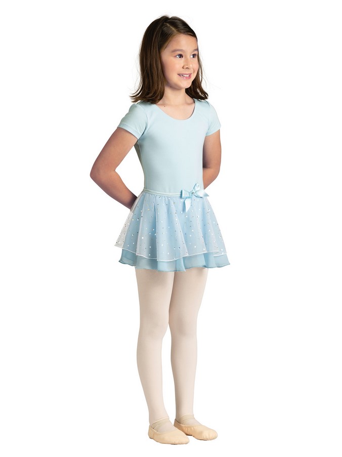 Child Danz N Motion Hologram Double Layer Skirt