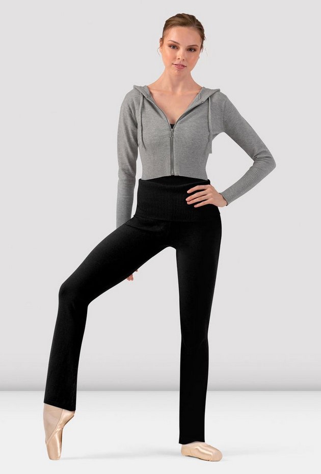 Bloch Solstice Rollover Flare Knit Pant - Image 3